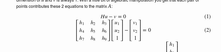 Final output of numbering