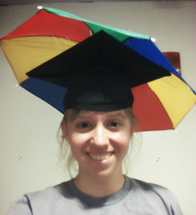 Cap with an umbrella hat